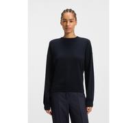 BOSS Pull Relaxed 100 % cachemire - Style Fascona, 50547883 Bleu foncé L