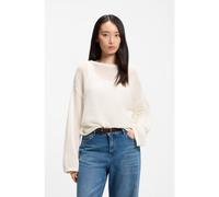 BOSS Pull Relaxed en coton avec une structure en maille - Style C_Farde, 50566859 Naturel S