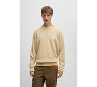 BOSS Pull Relaxed en coton teint en pièce - Style Akapulk, 50531503 Beige clair M