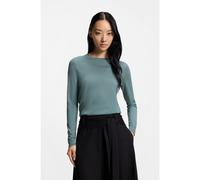 BOSS Pull Slim à col rond en laine mérinos - Style Ferpina, 50544987 bleu clair XL