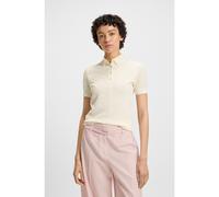 BOSS Pull structuré à col polo - Style Fointa, 50540384 Blanc L