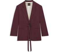 BOSS Purple Jalara Belted Oversized Blazer
