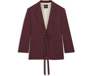 BOSS Purple Jalara Belted Oversized Blazer