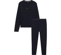 BOSS Ensemble pyjama en coton avec détail de taille logotée - Style Xmas Long Set, 50571089 Bleu foncé L