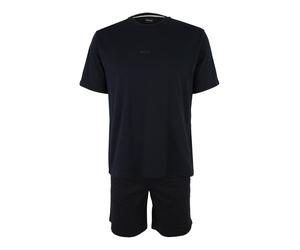 BOSS Pyjama court bleu marine / gentiane, Taille XL