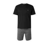 BOSS Pyjama en coton avec logos - Style Relax Short Set, 50557174 Gris sombre XXL