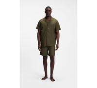 BOSS Pyjama court Regular en popeline stretch - Style Chris Short Set, 50567001 Vert XL