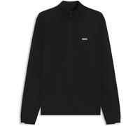 Boss Quarter Zip Jumper Noir 001 XL Male