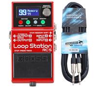 Boss RC-5 Looper Pédale d'effet + câble jack Keepdrum 3 m