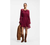 BOSS Robe à manches évasées avec ceinture - Style C_Dredia, 50564696 Rouge sombre 44