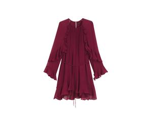 BOSS Robe 'C_Dredia' lie de vin, Taille 40