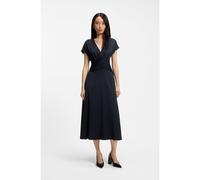 BOSS Robe cache-cœur en tissu stretch - Style Dareza, 50562339 Bleu foncé 40