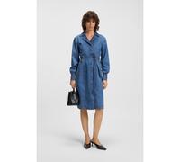 BOSS Robe-chemise en denim selvedge avec ceinture - Style Duestborne, 50532519 Bleu 44