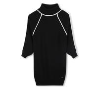 Boss - Robe Col Roulé - Black - Fille - 8 Ans