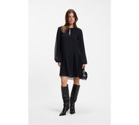 BOSS Robe courte à empiècements plissés - Style Donottati, 50571457 Bleu foncé 34