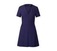 BOSS Robe habillée très ajustée à col V et boutons ton sur ton - Style Dahelga, 50531904 Bleu foncé 44