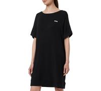 BOSS Robe de nuit en jersey stretch à logo imprimé - Style Element_Nightie, 50561000 Noir M