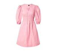 BOSS Robe à col V en popeline de coton avec taille froncée - Style C_Dezzan, 50537908 Rose clair 36