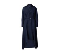 BOSS Robe-chemise à ceinture en popeline de coton - Style Doloh, 50555894 Bleu foncé 42