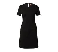 BOSS Robe Slim en tissu stretch à col rond - Style Donalara, 50490062 Noir 40