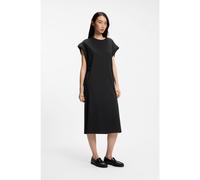 BOSS Robe en jersey à manches courtes avec détail logo - Style C_Edress_5, 50540442 Noir S