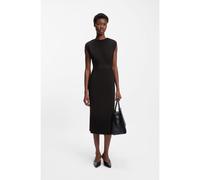 BOSS Robe en jersey stretch avec taille avantageuse - Style Detira1, 50551898 Noir 40