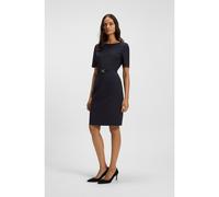 BOSS Black Femmes Robe 'Daleah' bleu nuit, Gris 42