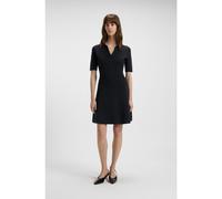 BOSS Robe en maille à col skipper - Style Felita, 50542876 Bleu foncé XL