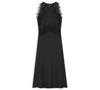 BOSS Robe en seersucker satiné avec finitions en dentelle - Style C_Dlace, 50548394 Noir 42