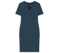 BOSS Robe habillée à encolure V avec coutures apparentes - Style Damaisa, 50490044 Bleu 36