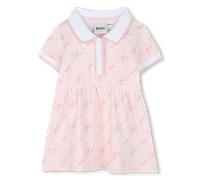 Boss - Robe Imprimée À Col Polo - Baby Pink - Fille - 1 Mois
