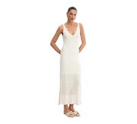 Boss - Robe Maxi Beige- Élégance Moulante - Femme - Robes - Blanc - Taille: 38 FR