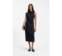 BOSS Robe mi-longue à détail froncé à l’épaule - Style Dannea, 50563778 Bleu foncé 48