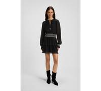 BOSS Robe plissée avec taille à surpiqûre smockée - Style C_Desia, 50544042 Noir 46