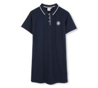 Boss - Robe Polo À Manches Courtes - Bleu Cargo - Fille - 8 Ans