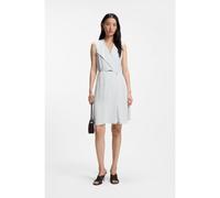 BOSS Robe portefeuille ceinturée en doux crêpe - Style Dimosa-Mini, 50554224 bleu clair 40