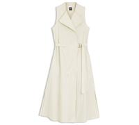 BOSS Robe portefeuille en coton stretch avec ceinture ajustable - Style Dimosa2, 50557446 Naturel 40