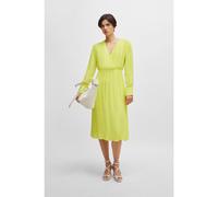 BOSS Robe Regular Fit portefeuille avec poignets boutonnés - Style Dagatta, 50505635 Jaune 34