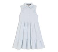 BOSS Robe sans manches en coton mélangé à broderie anglaise pour enfant - Style J52132/88708A, J52132 bleu clair 138