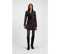 BOSS Robe style smoking en laine vierge - Style Danjana, 50548104 Violet foncé 38