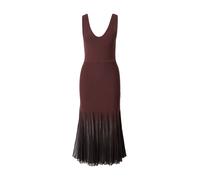 BOSS Robes en maille 'Floe' brun foncé / noir, Taille M