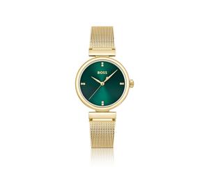 BOSS Rosehill montre dorée à cadran vert - Style ROSEHILL, 58733276 Couleur dorée pcs.