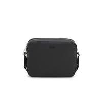 BOSS Sac à bandoulière en cuir grainé avec logo - Style Derwil_EW Crossb, 50573153 Noir pcs.