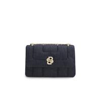 BOSS Sac à bandoulière en denim matelassé avec monogramme double B - Style B_ICON M Sh. Bag D, 50542064 Bleu foncé pcs.