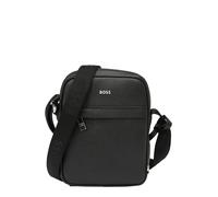 BOSS Hommes Zair NS zip Sac reporter à rayures emblématiques et détail logoté