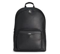 BOSS Sac à dos de loisirs noir en cuir pour homme - Zair Backpack 302163