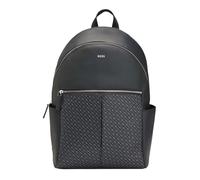 BOSS Sac à dos de loisirs noir en cuir pour homme - Zair N Backpack 287371