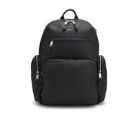 BOSS Sac à dos en cuir italien avec poches latérales zippées - Style Highway L_Backpack, 50552436 Noir pcs.
