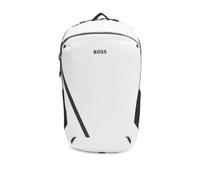 BOSS Sac à dos en similicuir avec détails réfléchissants - Style Stenson_Backpack, 50558331 Naturel pcs.