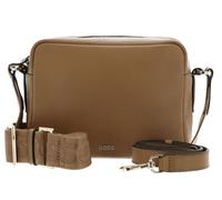 BOSS Sac à épaule bandoulière brun clair en cuir pour femme - Alyce Crossbody Bag Medium Beige 258139